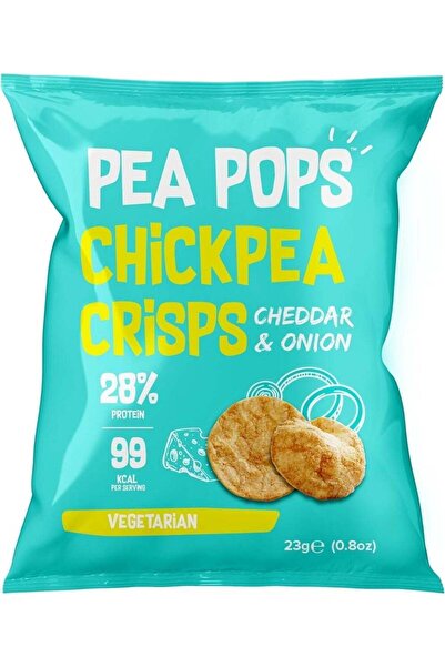 Pea Pops Healthy Protein Chips 23 g- Delicious Chikpea Crisps Less Fat, Low Calorie, Gluten Free, Vegan Protein Snacks, Popped (Not Fried)