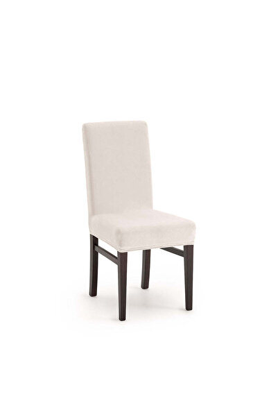 Sofazip Set 2 huse scaun Bellagio, velvet, culoare ivory