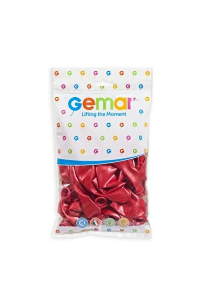 Gemar Set 100 baloane din latex, GM 120, Roșu