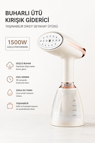 Yenilig 1500W Buharlı Ütü Kırışık Giderici Taşınabilir Dikey Seyahat Ütüsü El...
