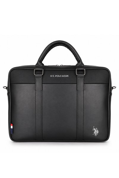 U.S. Polo Assn. Laptop Bölmeli Evrak Çantası 15.6 İnç Şık Tasarım Omuz Askılı Ofis Çantası PLEVR2605