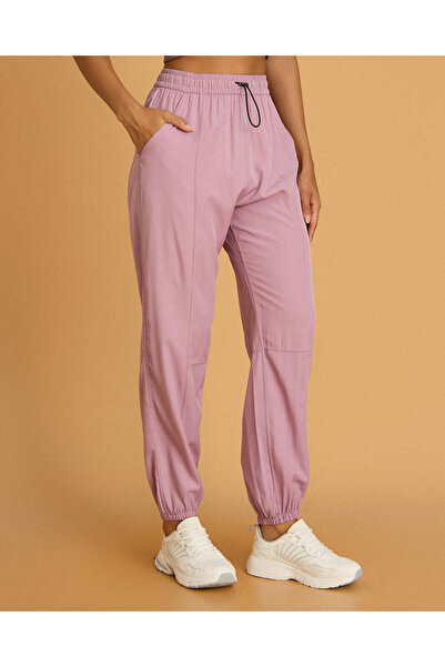 REDTAG Women Pink Plain Active Joggers