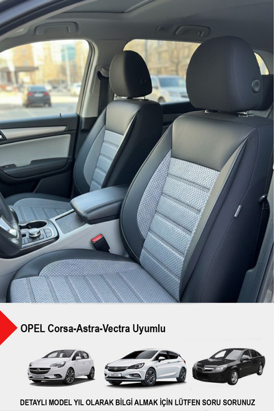 GM-DESIGN Speed Series Pique Fabric Car Seat Cover - (Opel Corsa-Astra-Vectra...