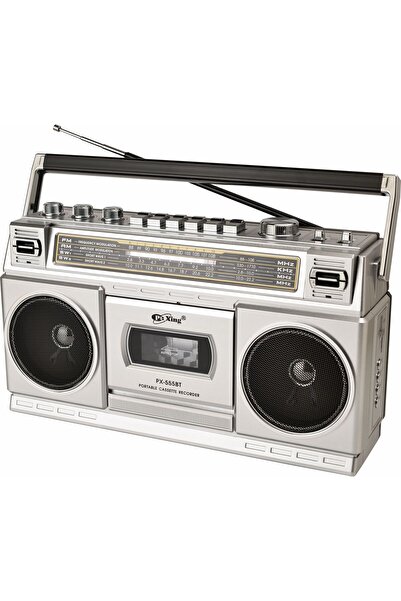 Reytek PX-555BT Bluetooth Usb+Sd+Fm Radyo Kaset Çalar Taşınabilir Müzik Sistemi