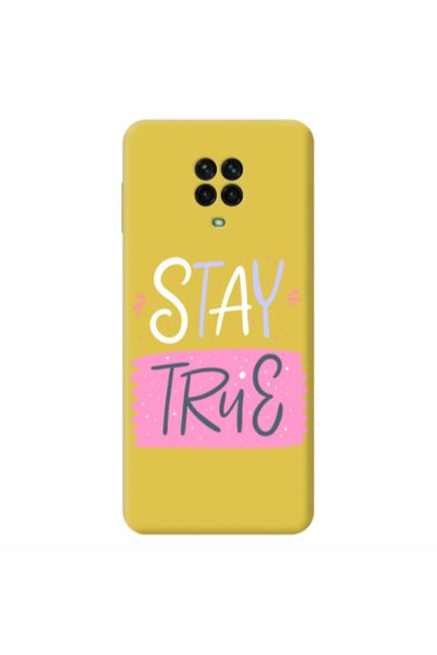Other Xiaomi Redmi Note 9 Pro Stay True Yellow Colored Silicone TPU Θήκη