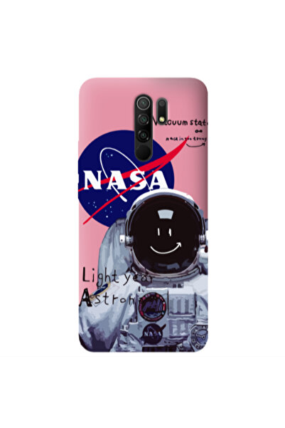 Other Xiaomi Redmi 9 Vacuum State Pink Colored Silicone TPU Θήκη