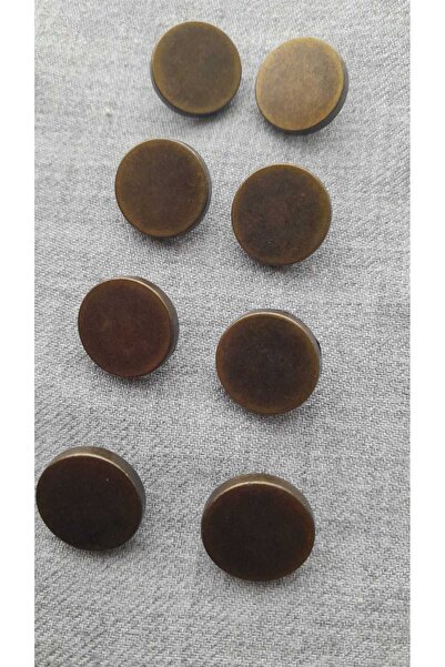 ILCARE Antique Sari Metal Button 16 mm 8 Pieces