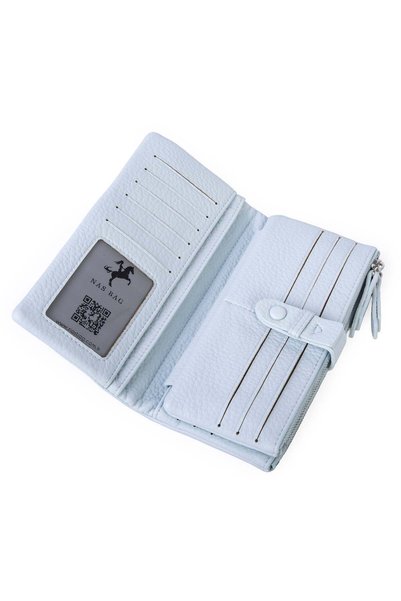 Nas Bag Vera Bag Multi-Card Holder Double Zipper Snap Fastener Multi-Compartment Wallet