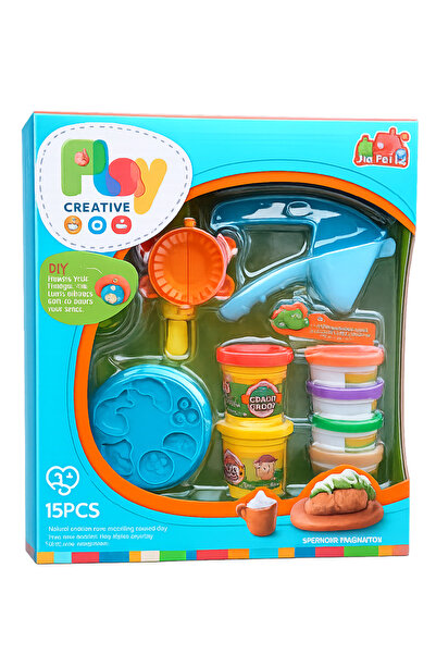 Baby Planet Creative Play Dough Modeling Clay Toy 15Pcs - Mud Set with Moulds...