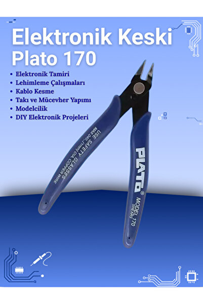 RoboPazar Plato 170 Yan Keski (Elektronik Hassas Keski)