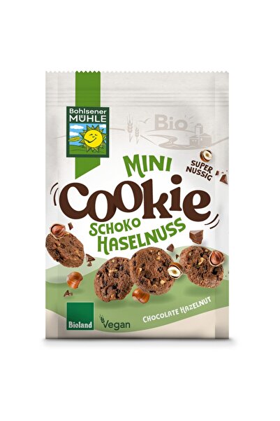 MÜHLE Mini biscuiti cu ciocolata si alune,