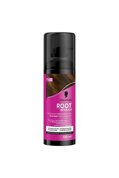 Root Retoucher Koyu Kahve Beyaz Kapatıcı Hızlı Etki 120 ml