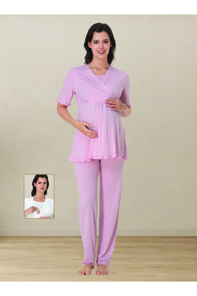 by İGP Maternity Pajama Set with Breastfeeding Feature