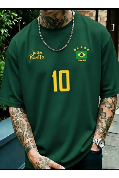 New Shine Brazil 10 Printed Oversize Cotton T-Shirt