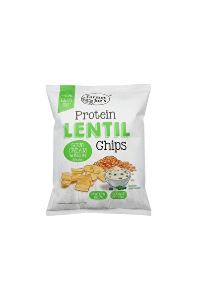 Slovakia T Protein Lentil Chips with Sour Cream and Onion Flavor Farmer Joe 55g
