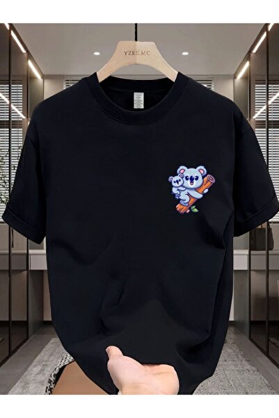 BASEPULSE Men'S 180Gsm Oversized T-Shirt with Soft Crew Neck Short Sleeves, P...