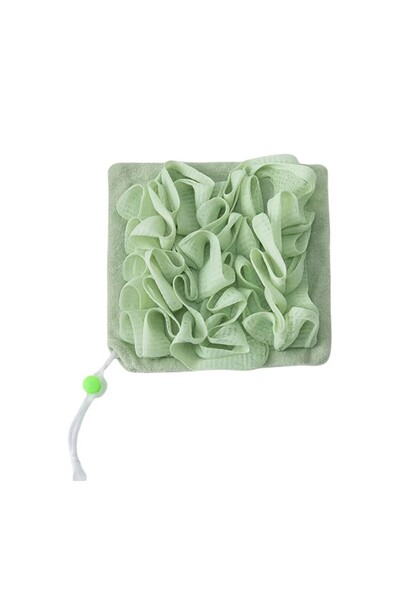 Rao Prosop de Baie, 2in1, cu Burete din Plasa, 17 X 17 Cm, Verde