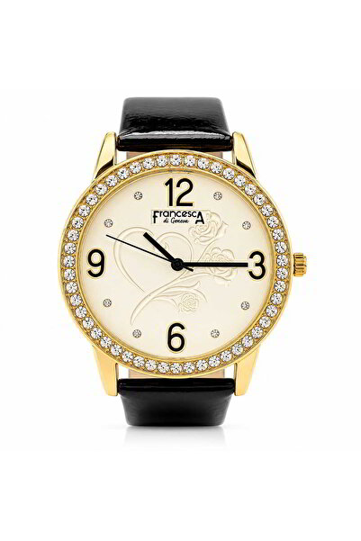 Watch Ceas pentru femei, Casual, Francesca di Geneva, Negru, FF402