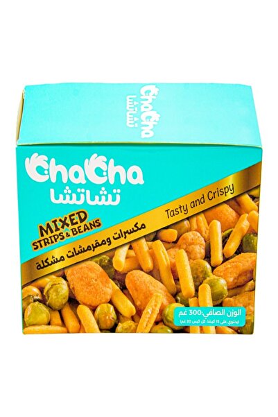 CHACHA Mix Strips & Beans - Crispy, Spicy Indian Namkeen Snack Mix with Chick...