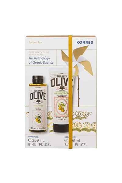 korres Promo Pure Greek Olive Honey Pear Αφρόλουτρο, 250ml &amp; Pure Greek O...