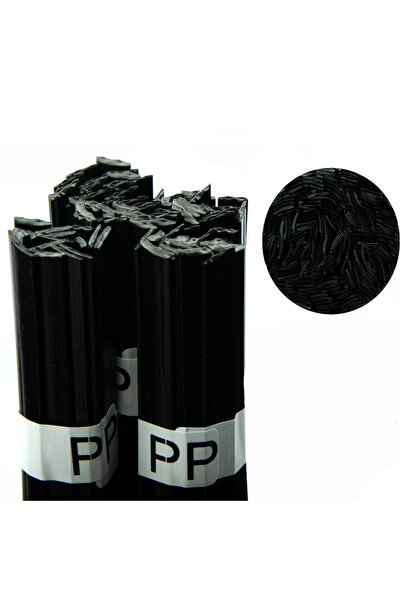 Technicqll Tijă de sudură din plastic PP, Negru, 100g, Bandă de 8mm, Uz general