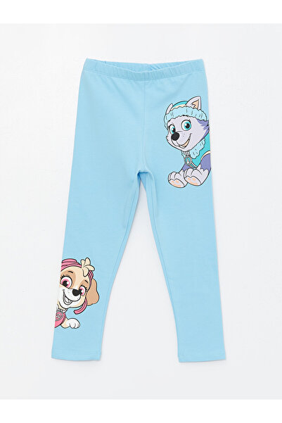 LC Waikiki Colanți de fetiță cu talie elastică și imprimeu Paw Patrol