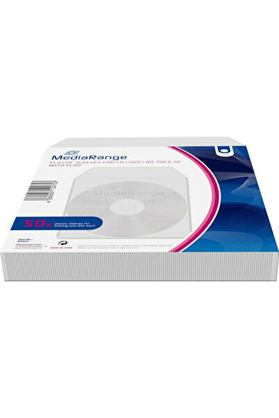 MediaRange Θήκη CD/DVD Διαφανής 50 τεμάχια