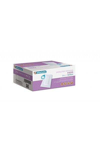 ALFASHIED ALFASHIELD 9CMx15CM 50ΤΜΧ, ΑΠΟΣΤΕΙΡΩΜΕΝΟ ΥΠΟΑΛΛΕΡΓΙΚΟ ΑΥΤΟΚΟΛΛΗΤΟ