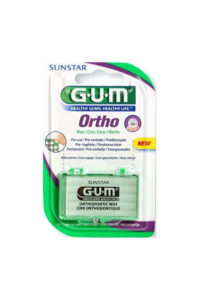 GUM Orthodontic Wax Unflavored (723) Ορθοδοντικό Κερί Χωρίς Γεύση, 1τεμ