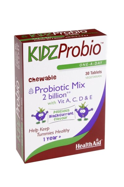 Health Aid Kidz Probio,Μασώμενα Προβιοτικά για παιδιά, 30 chew tabs