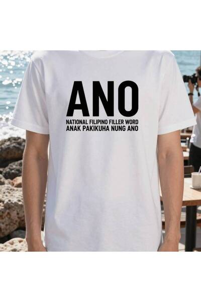 1001 Line تي شيرت رجالي بأكمام قصيرة بتصميم مبطن من ANO Philippine 21131 بالل...