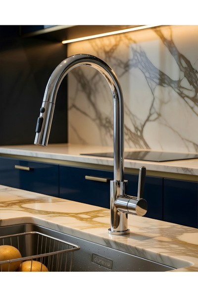 Flora 3-Way Pull-Out Purified Kitchen Faucet – Purified Water Outlet from the...