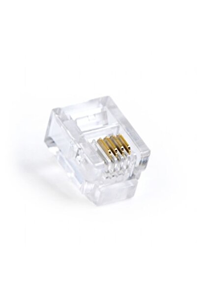 Gembird Mufă RJ-11 pentru cablu telefonic, telefon, conector RJ-11 (T), plast...