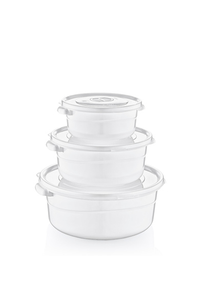 Hobby 3-Piece Round Microfresh Pots (0.5+1+2 L) 1516