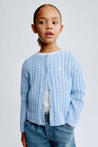 H&M كارديجان محبوك بالكابل