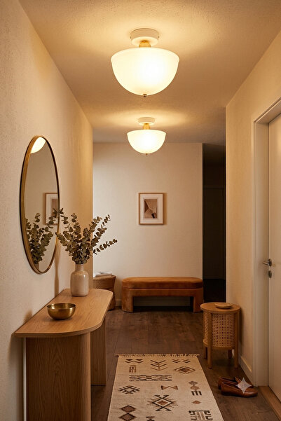 manogrup Roma Plafonyer Avize - Modern Retro Tavan Aydınlatması - Salon, Yata...