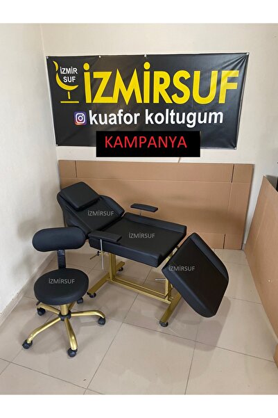kuaforkoltugum sedye tabure sıyah gold ayak
