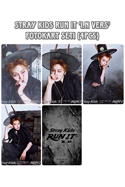 Sntay STRAY KİDS FOTOKART SETİ I.N 'Run it bias vers'
