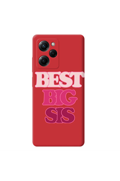 Other Xiaomi Poco X5 Pro Be Creative Red Colored Silicone TPU Θήκη