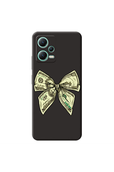 Other Xiaomi Redmi Note 12 Pro 5G Bowtie Dollars Black Colored Silicone TPU Θήκη