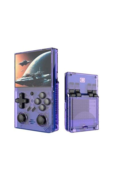 PopZa D-R35 Plus Retro Handheld Gaming Console – 3.5 Inch HD IPS Screen with ...
