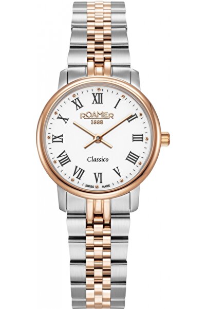 Roamer ceas de damă 971857 49 25 50, aur roz, clasic, pentru cupluri