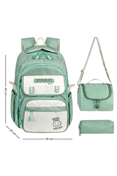 CANLOOR Waddell Licensed Twill Fabric Logo Cover School Backpack, Thermal Lun...
