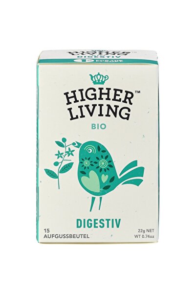 HIGHER LIVING Ceai incantare pentru digestie 15 plicuri,