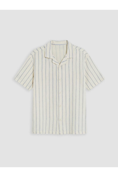 LC Waikiki Rmz Gi̇yi̇m Farkiyla Striped Boys' Shirt