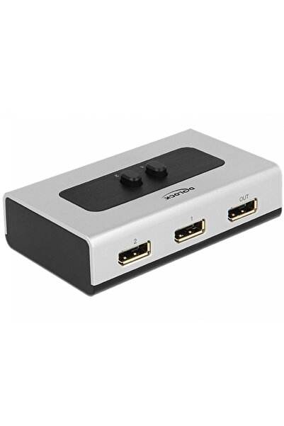 DELOCK Comutator video 2x Displayport 1.1