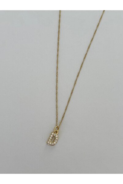 XUPING JEWELRY Vip Design Zircon Stone D Letter Xp Gold Color Necklace