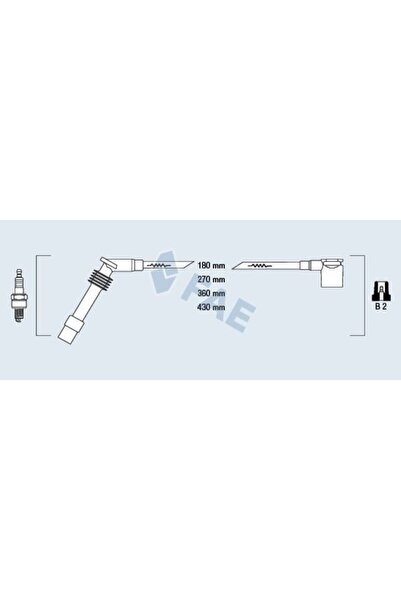 FAE BUJİ KABLOSU TAKIMI OPEL CORSA B-COMBO B-ASTRA F 93>00 1.2-1.4İ C12NZ-X12...