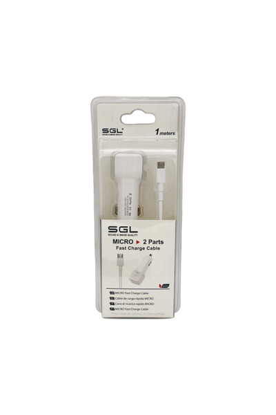 Tradesor Φορτιστής αναπτήρα αυτοκινήτου - Micro USB - D13-V2 - 1m - 099682