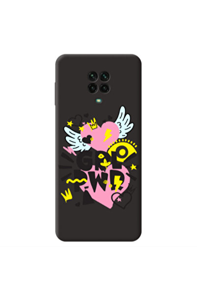 Other Xiaomi Redmi Note 9 Pro Grl Pwr Black Colored Silicone TPU Θήκη
